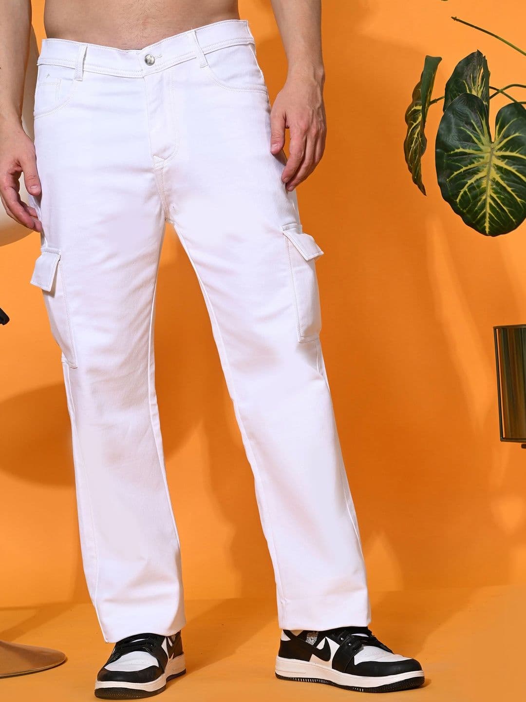HERE&NOW Men Classic Jogger Mid-Rise Stretchable Jeans - view 1