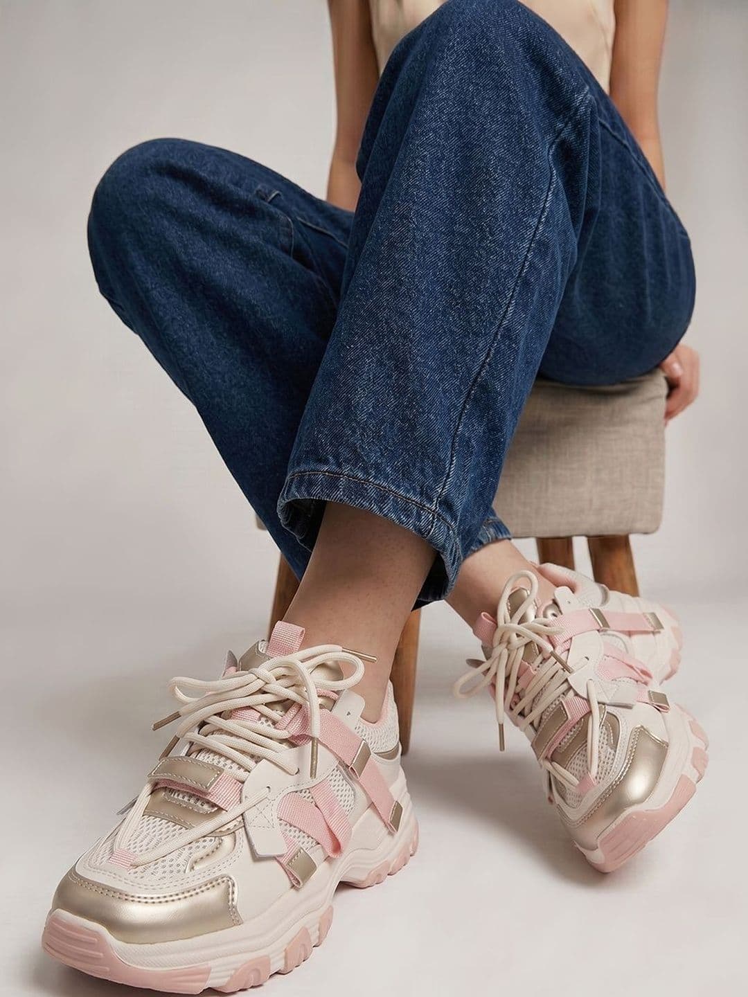 Lavie Women Colourblocked Sneakers - view 1
