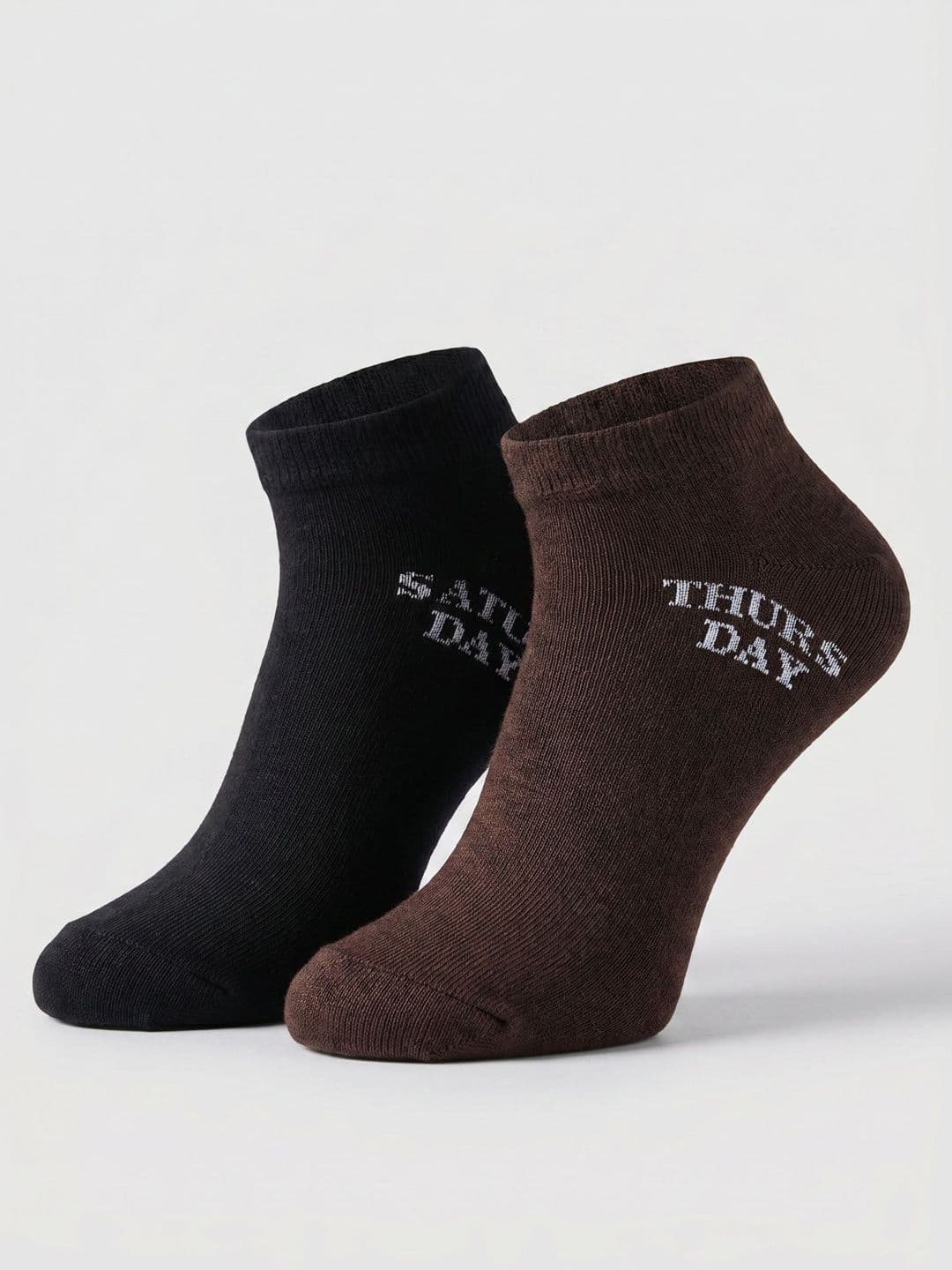 Moda Rapido Men Pack of 2 Cotton Blend Patterned Ankle Length Socks - view 1