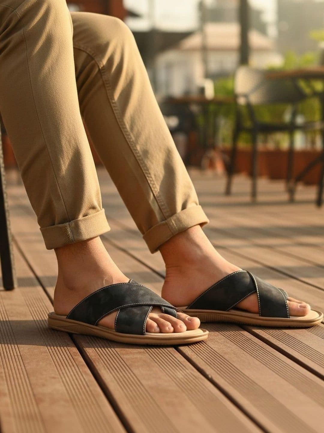 The Roadster Lifestyle Co Men Slip-On Comfort Sandals - view 1