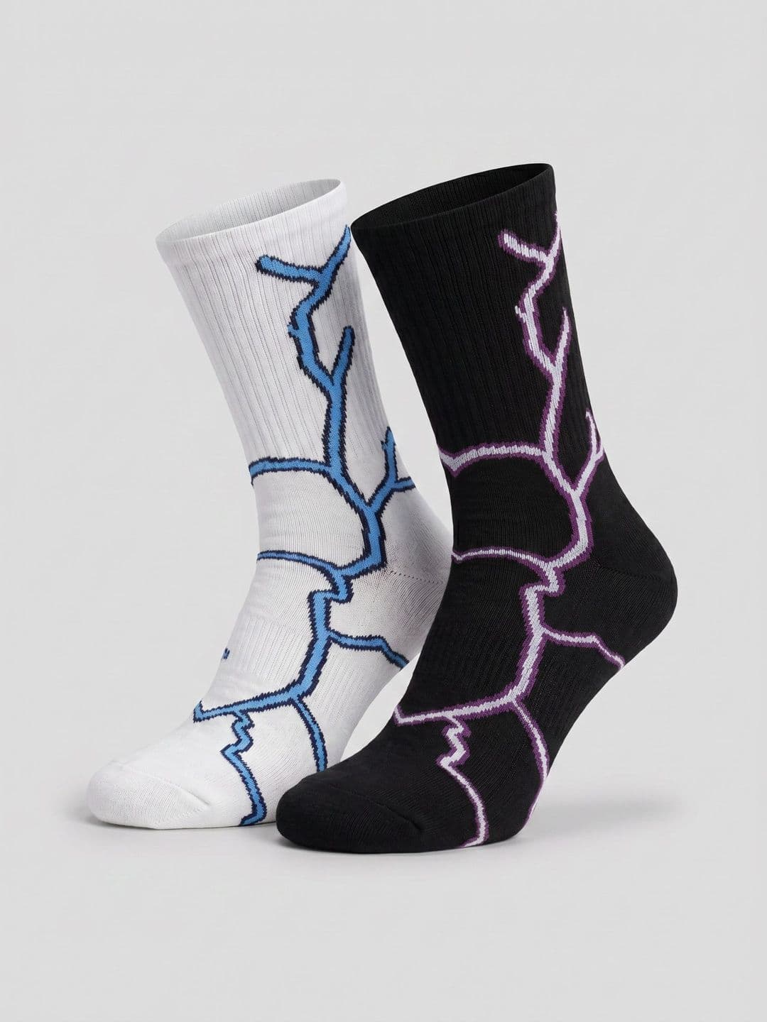Moda Rapido Men Pack of 2 Cotton Blend Patterned Calf Length Socks - view 1