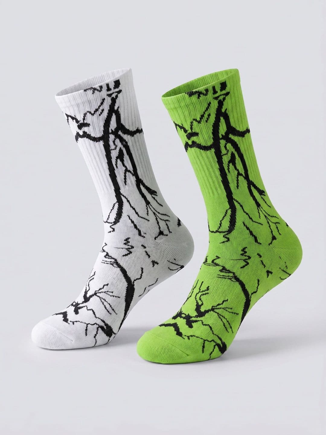 Moda Rapido Men Pack of 2 Cotton Blend Patterned Calf Length Socks - view 1