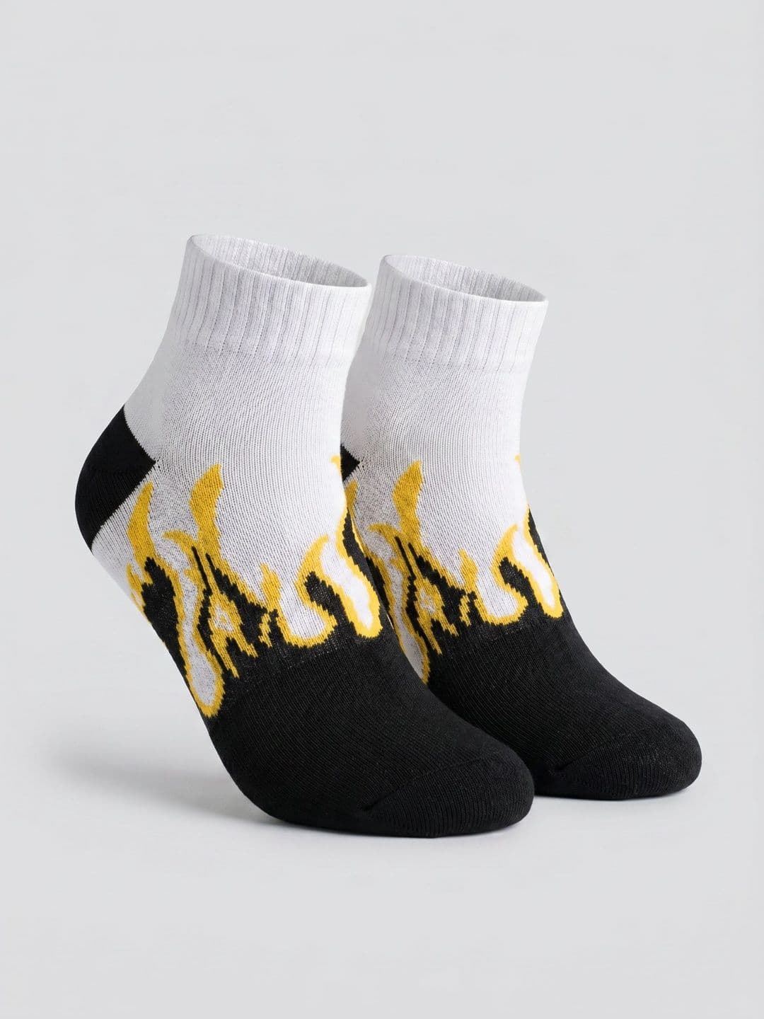 Moda Rapido Men Pack of 2 Cotton Blend Patterned Ankle Length Socks - view 1