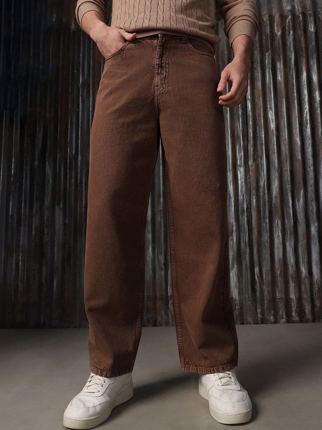 R.Code by The Roadster Life Co. Men Comfort Relaxed Fit Mid-Rise Jeans - view 1