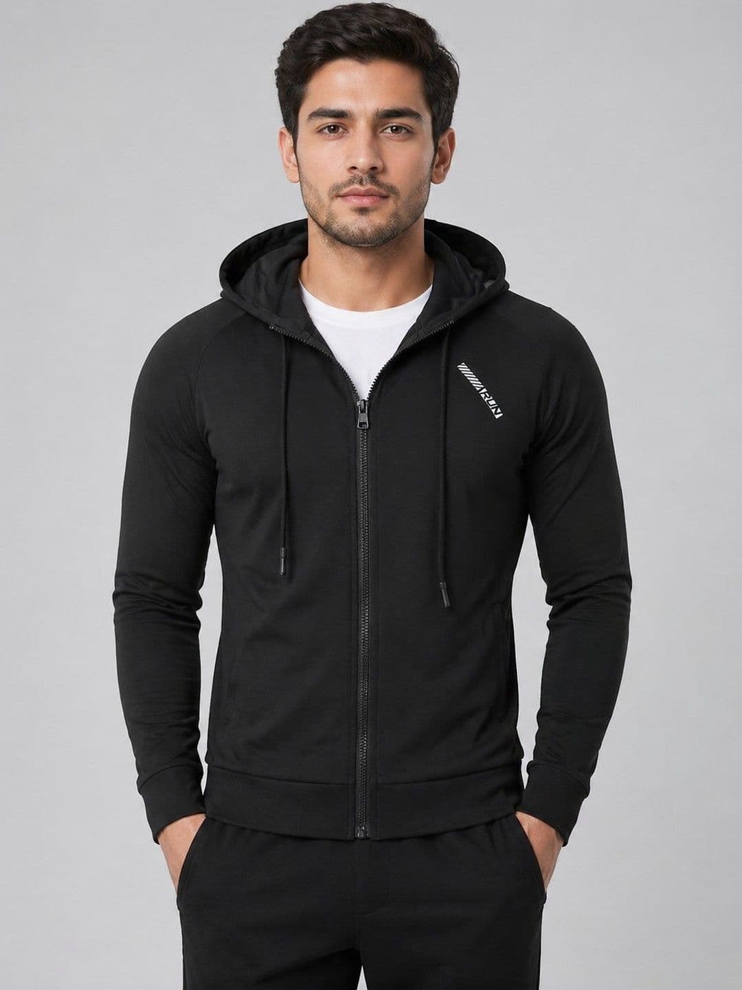 ENRIZZ Men Typography Lightweight Outdoor Biker Jacket - view 1