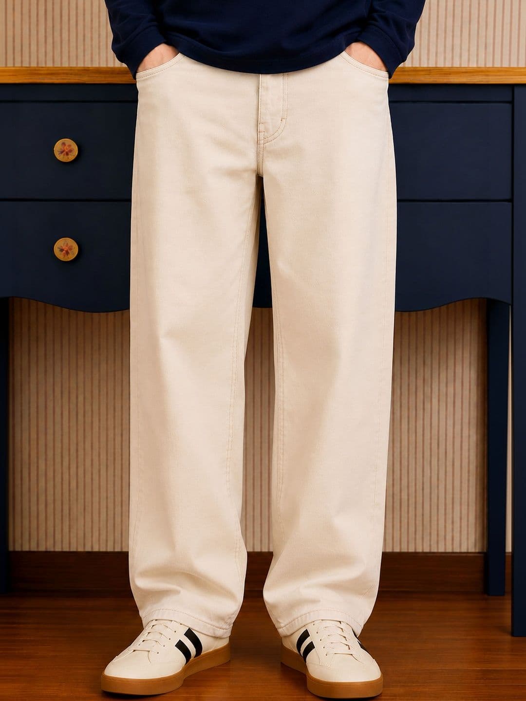 W.T.F - Witnessing True Fashion Men Comfort Straight Fit Mid-Rise Jeans - view 1