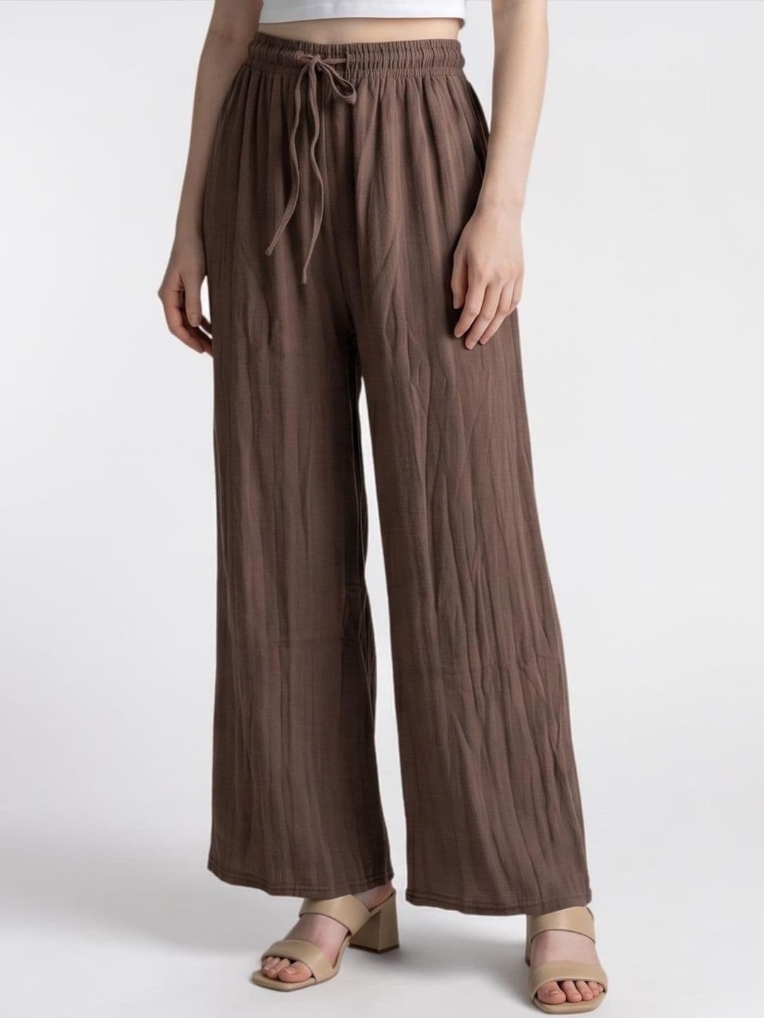 Nelwin Ji Women Knitted Palazzos - view 1