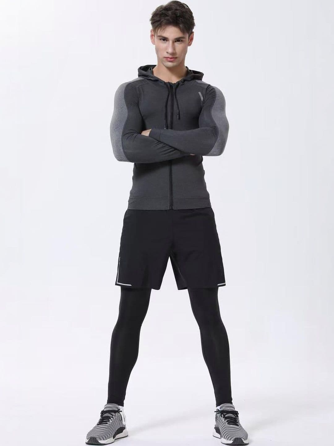 ENRIZZ Men Colourblocked Lightweight Training or Gym Sporty Jacket - view 1