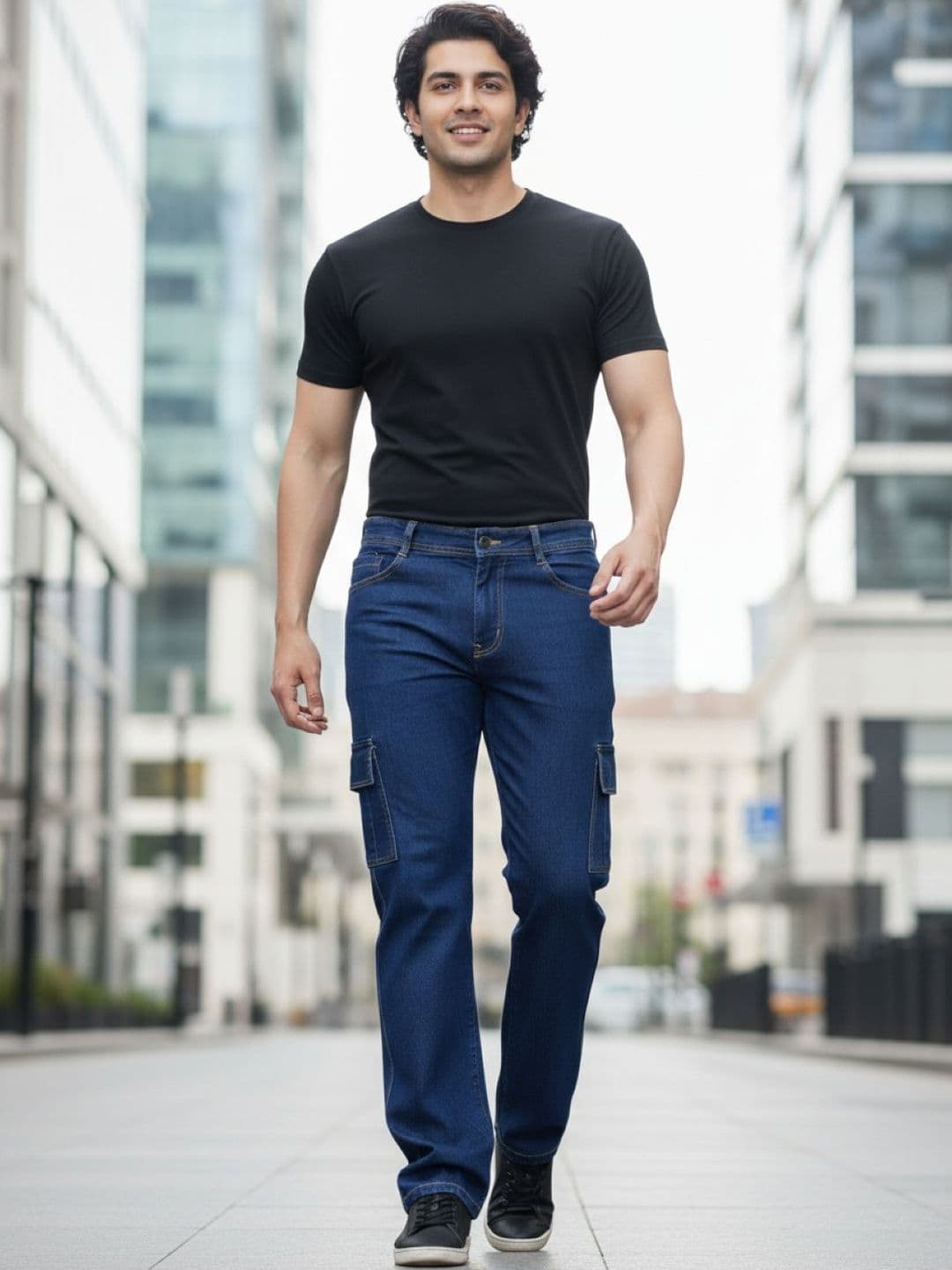 Kook N Keech Men Classic Mid-Rise Stretchable Jeans - view 1