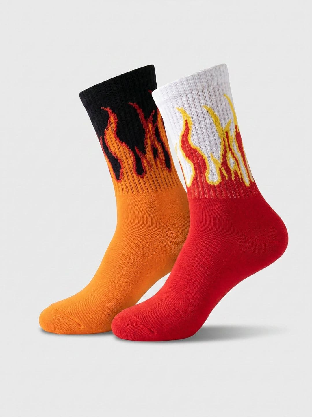 Moda Rapido Men Pack of 2 Cotton Blend Patterned Calf Length Socks - view 1