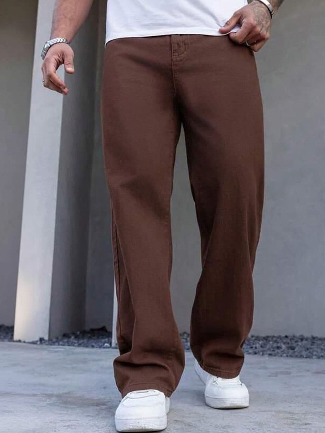 R.Code by The Roadster Life Co. Men Comfort Relaxed Fit Mid-Rise Jeans - view 1