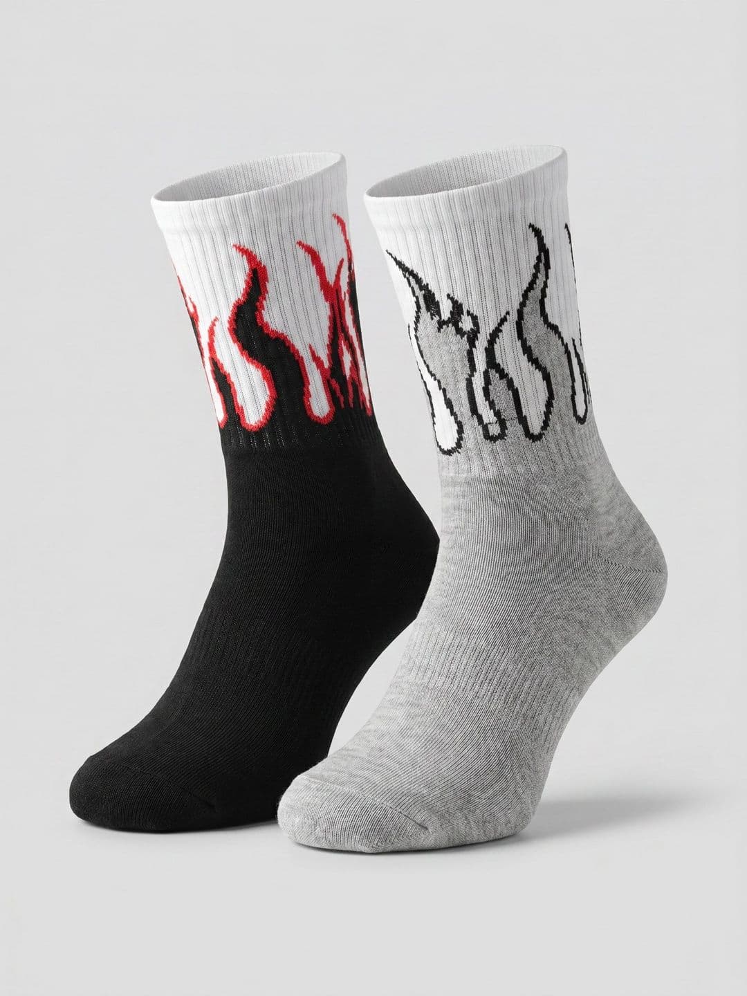 Moda Rapido Men Pack of 2 Cotton Blend Patterned Calf Length Socks - view 1