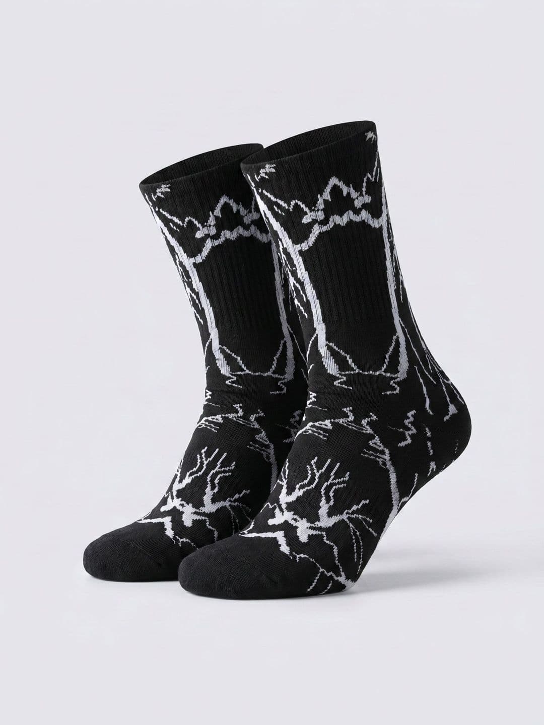 Moda Rapido Men Pack of 2 Cotton Blend Patterned Calf Length Socks - view 1