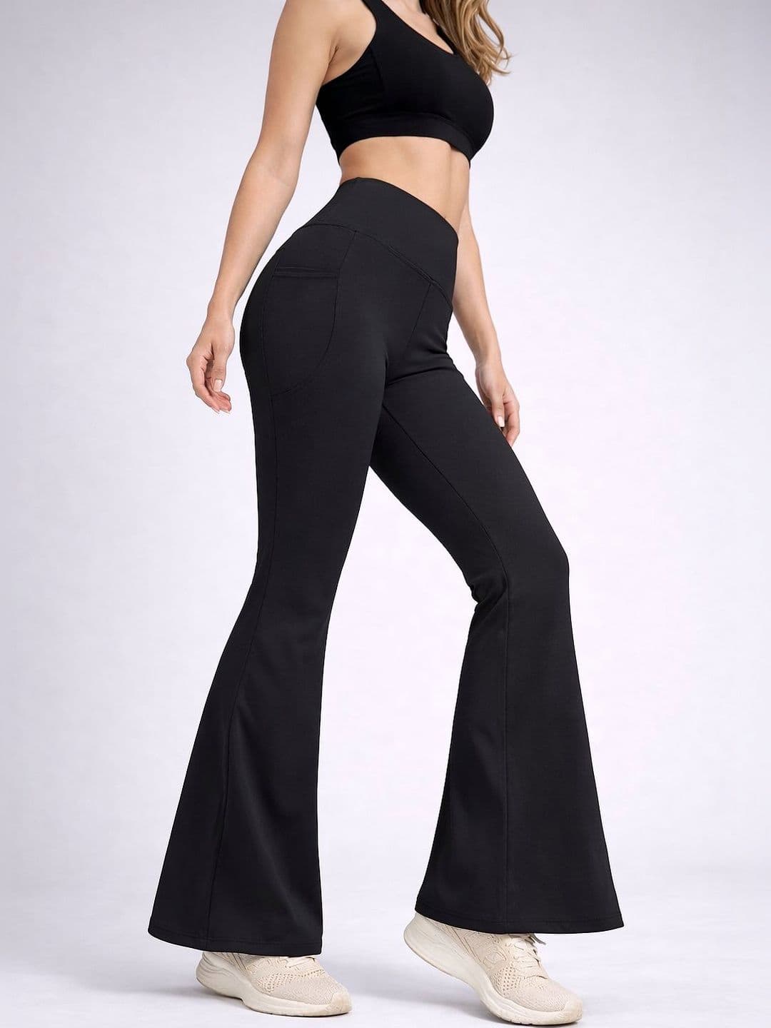 KASHIKAY CREATION Women Slim Fit Brand Logo Rapid-Dry Training Track Pants - view 1