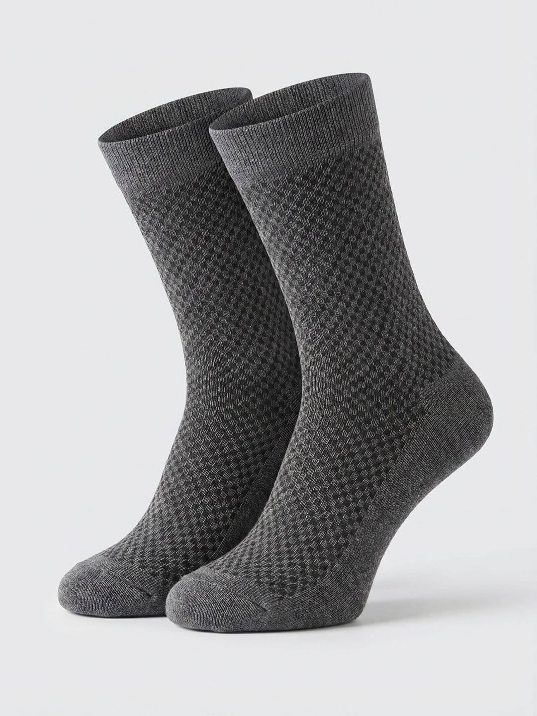 Moda Rapido Men Pack of 2 Cotton Blend Patterned Calf Length Socks - view 1