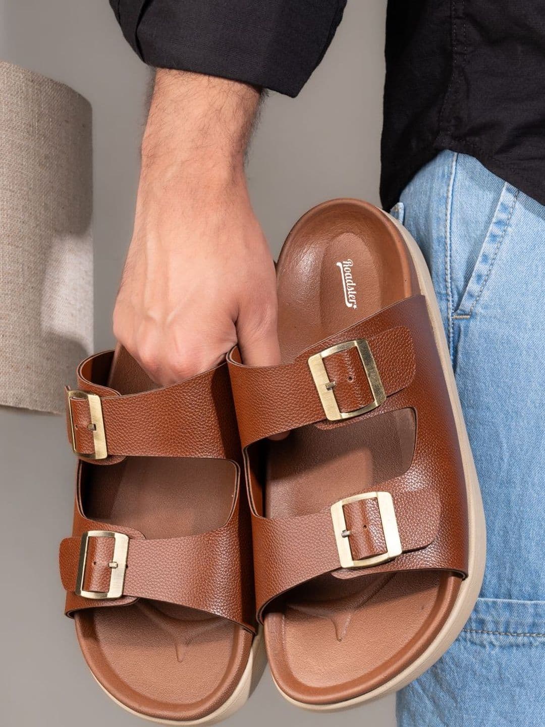 The Roadster Lifestyle Co Men Slip-On Comfort Sandals - view 1