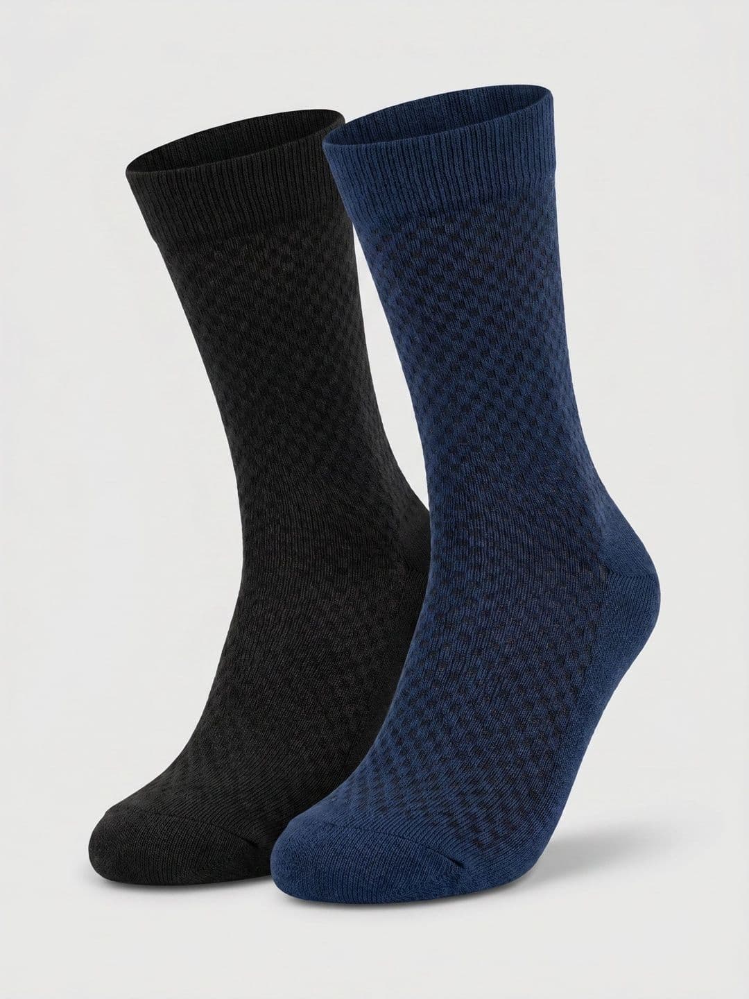 Moda Rapido Men Pack of 2 Cotton Blend Patterned Calf Length Socks - view 1