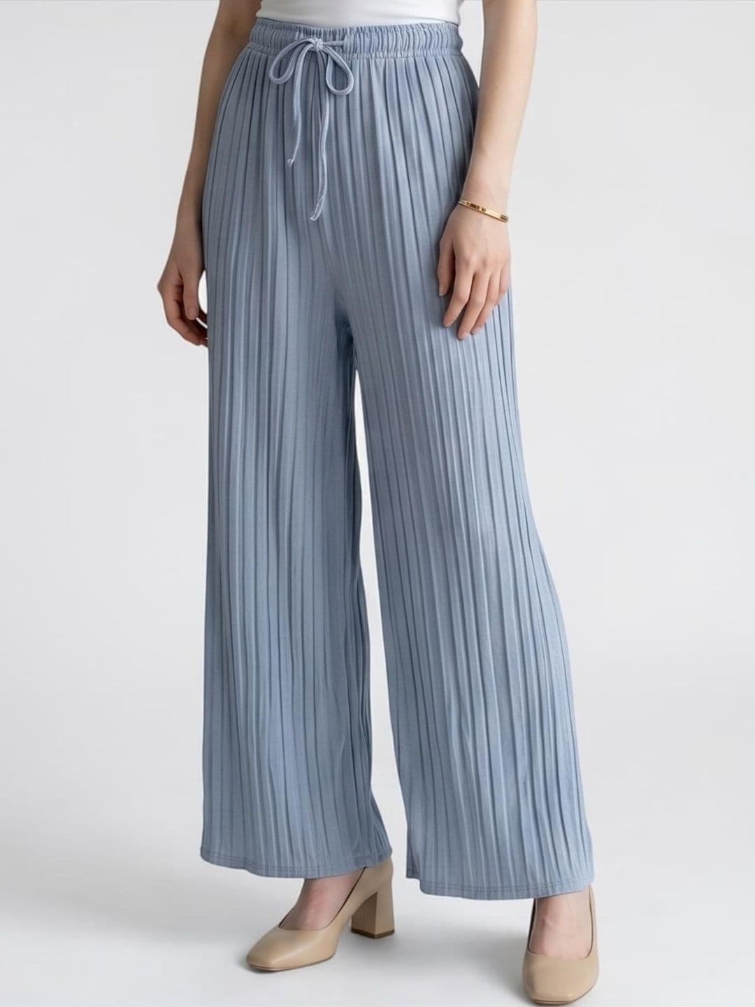 Nelwin Ji Women Knitted Palazzos - view 1