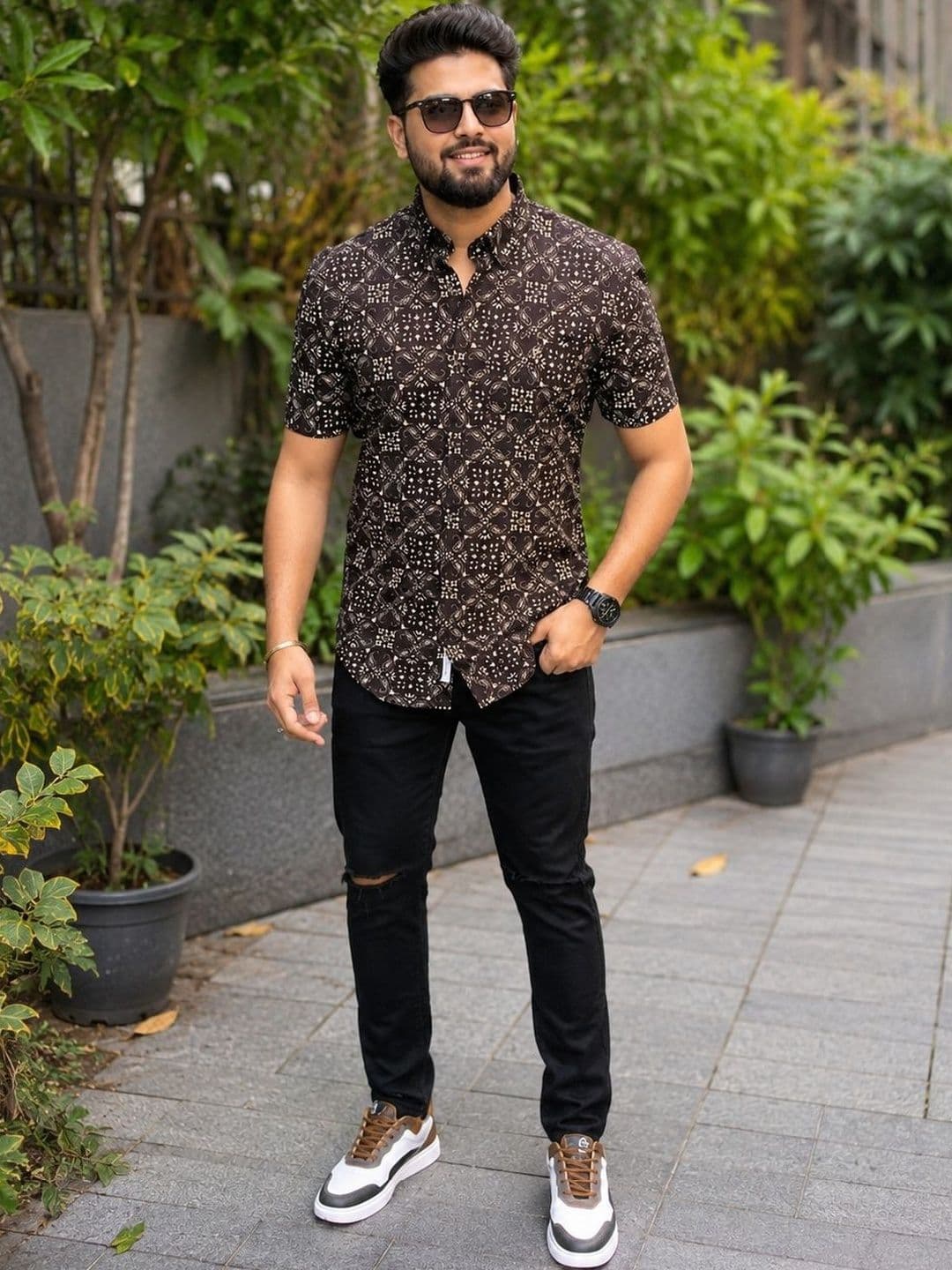 HERE&NOW Men Comfort Printed Casual Shirt - view 1