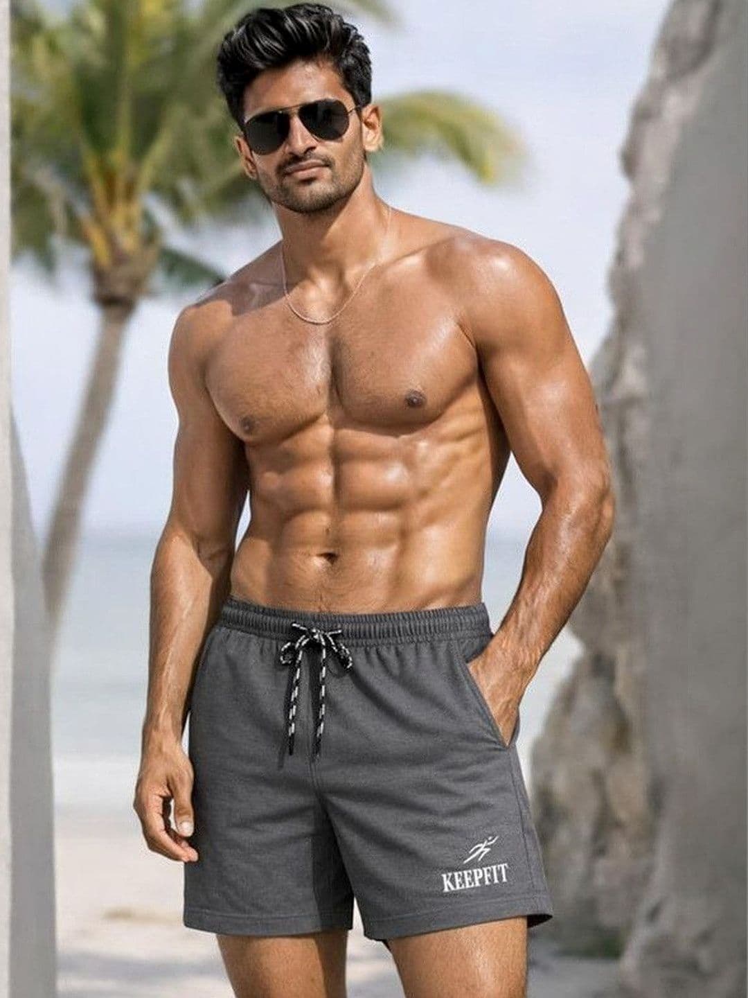 Keepfit Men Swim Shorts Swim Bottoms