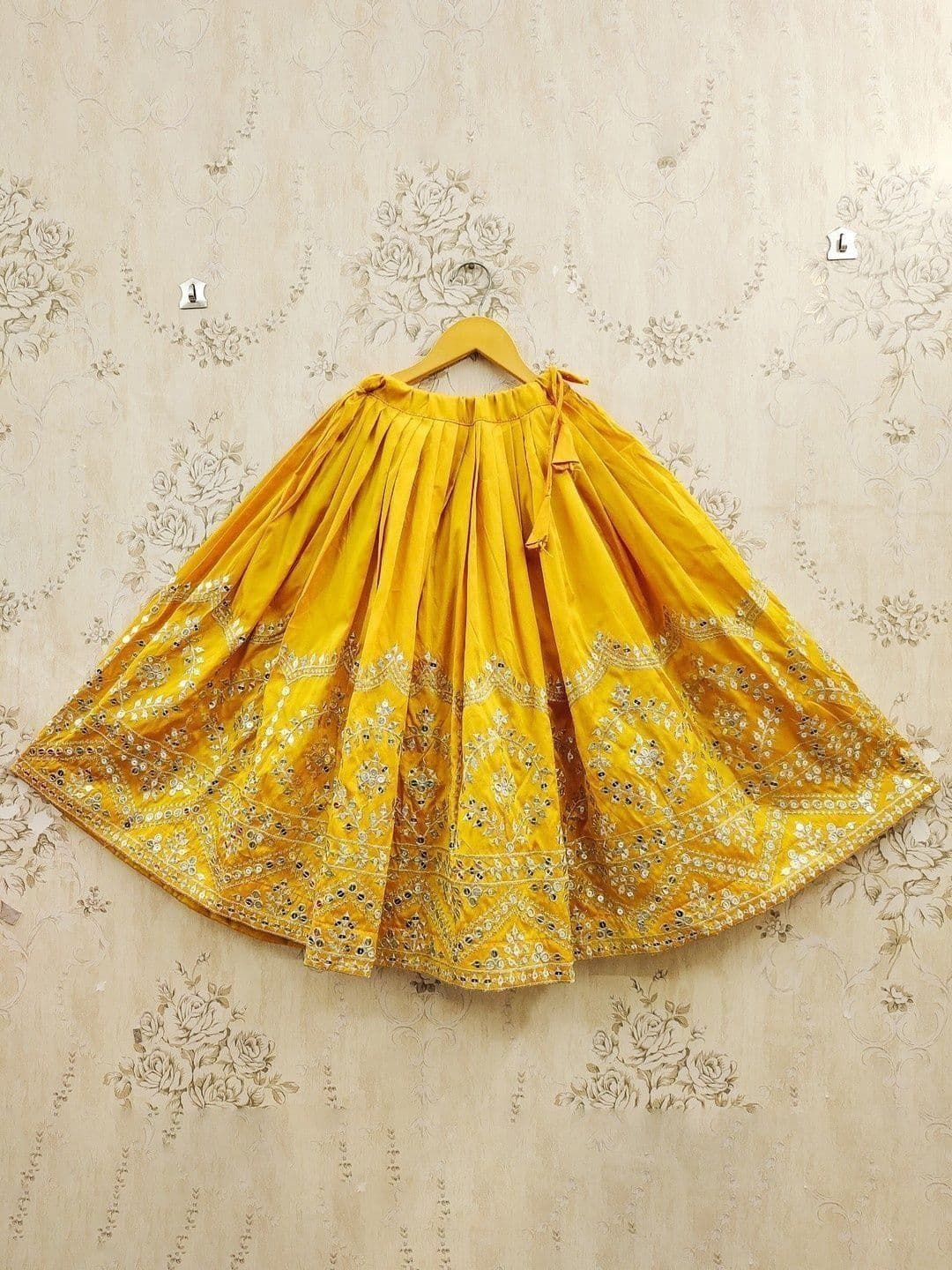 Helene Girls Embroidered Sequinned Ready to Wear Lehenga & Blouse With Dupatta - view 1