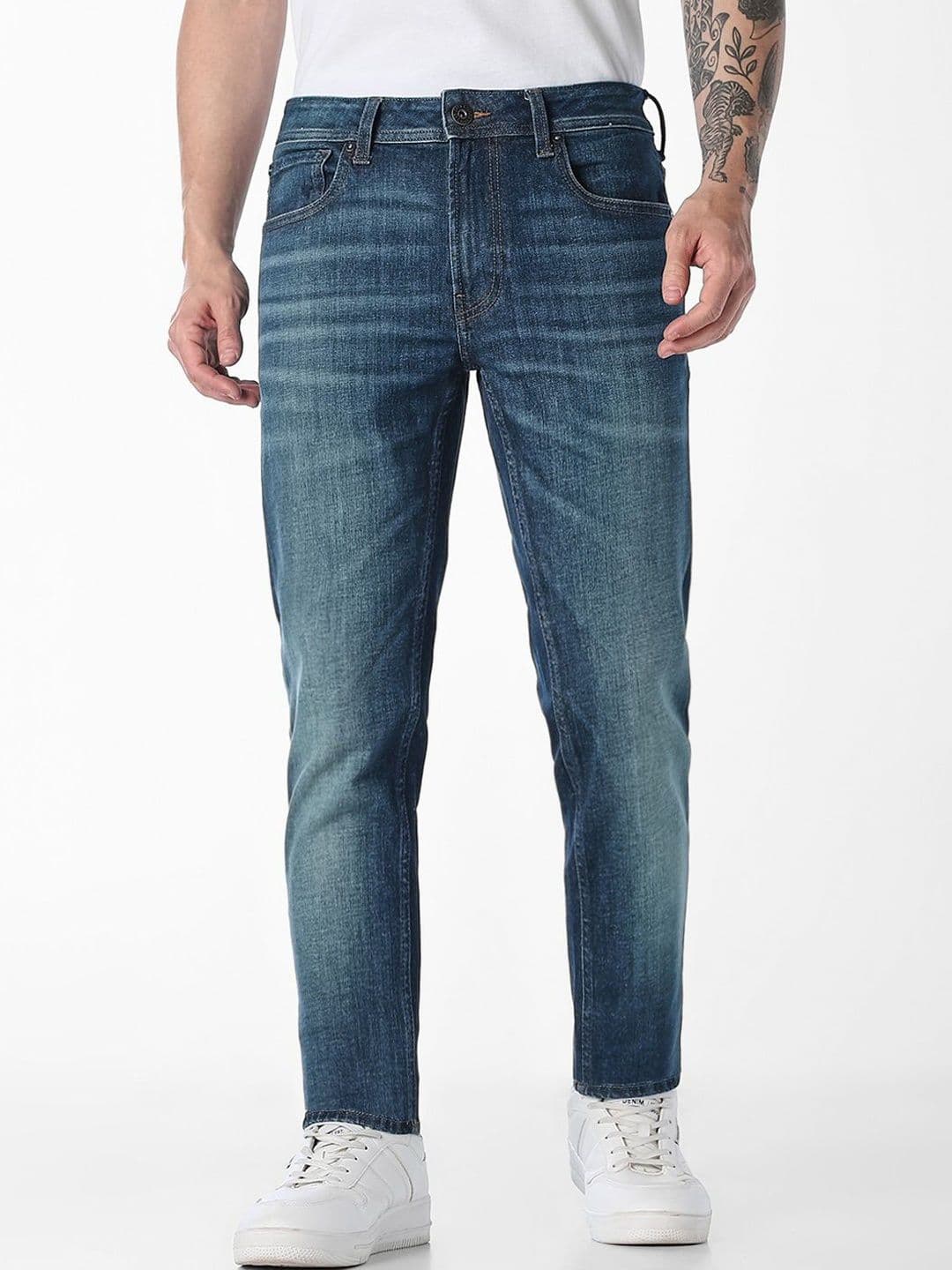 Jack & Jones Men Skinny Fit Low-Rise Light Fade Stretchable Jeans - view 1