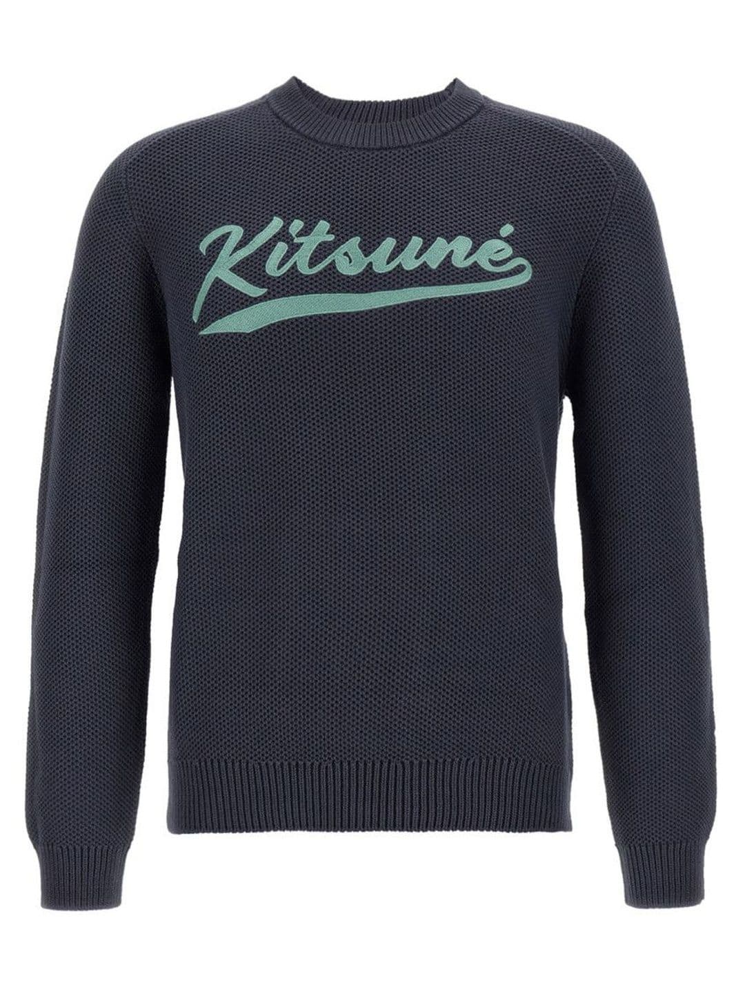 Maison Kitsune Grey Varsity sweater