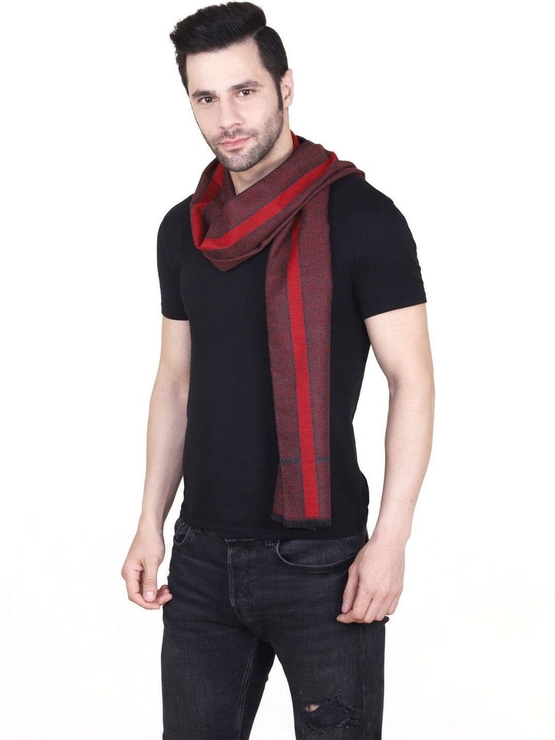 Cazzano Men Striped Scarf - view 1