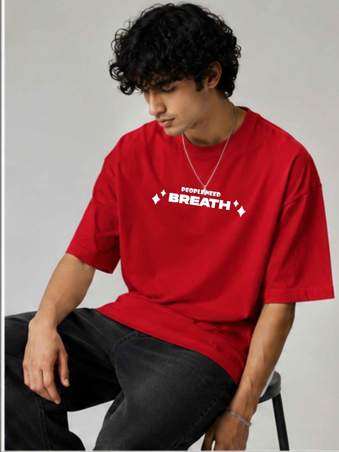 HIOR Men Typography Printed T-shirt - view 1