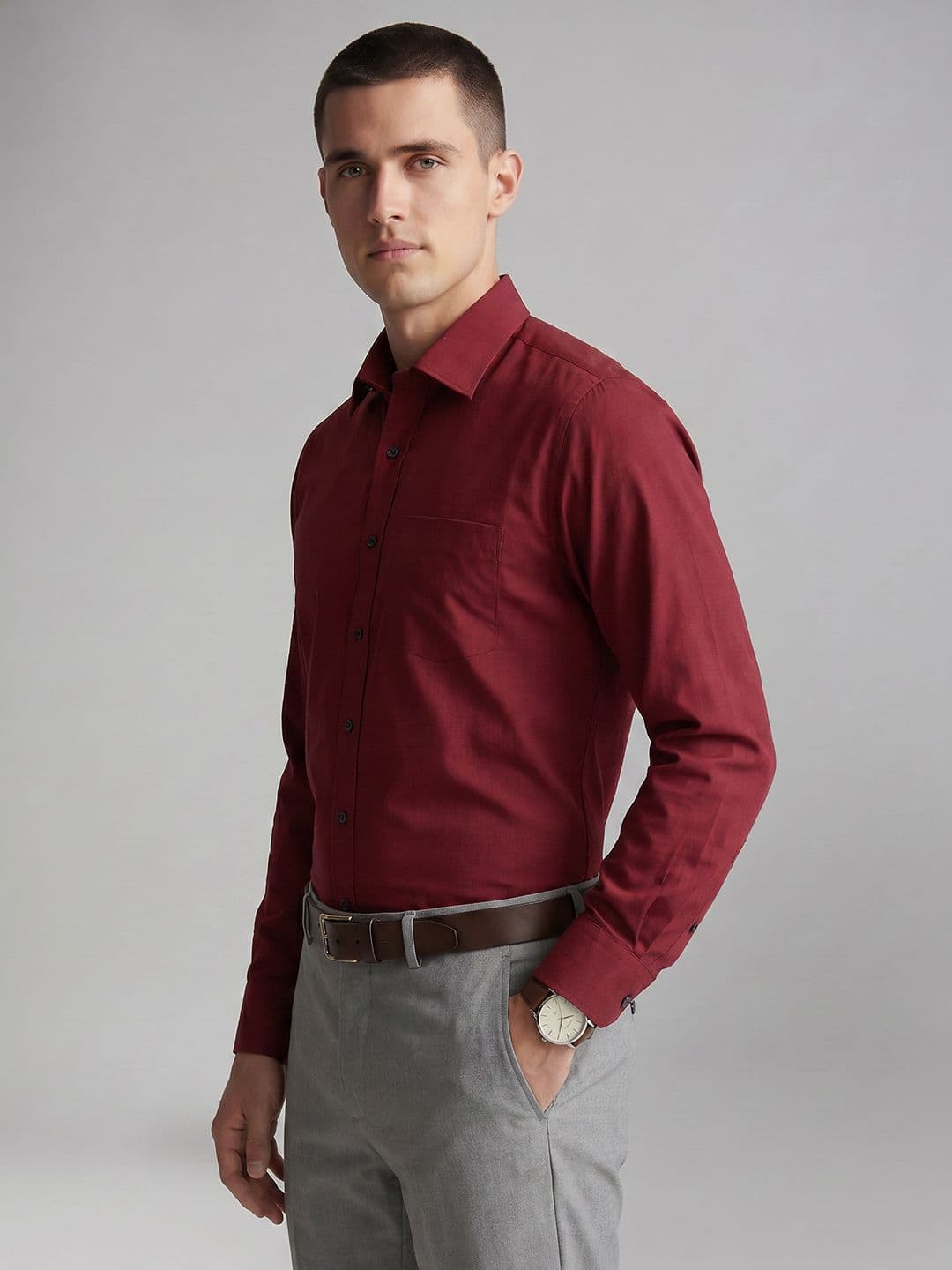 Van Heusen Slim Fit Pure Cotton Formal Shirt - view 1