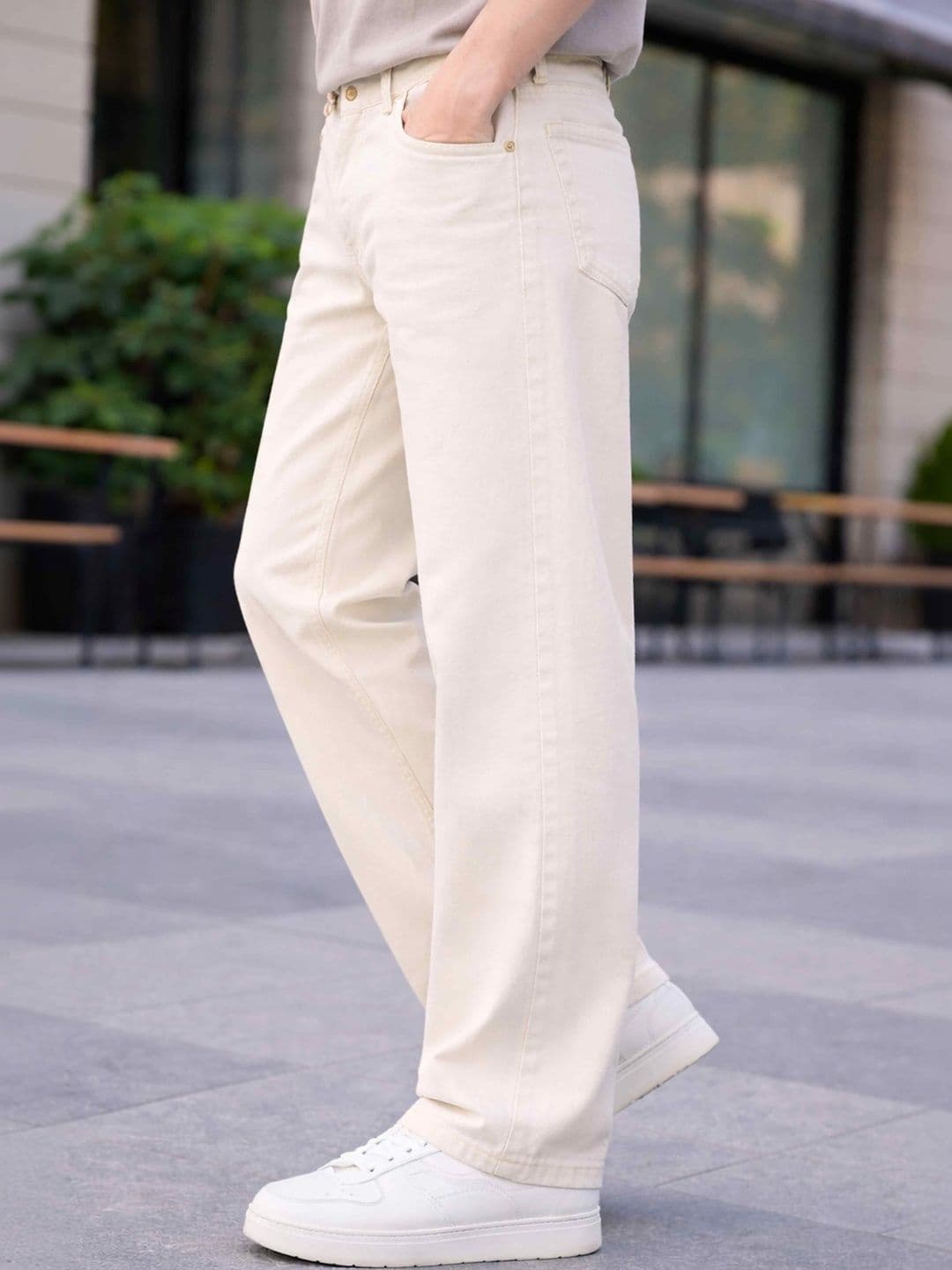 W.T.F - Witnessing True Fashion Men Comfort Relaxed Fit Mid-Rise Jeans - view 1