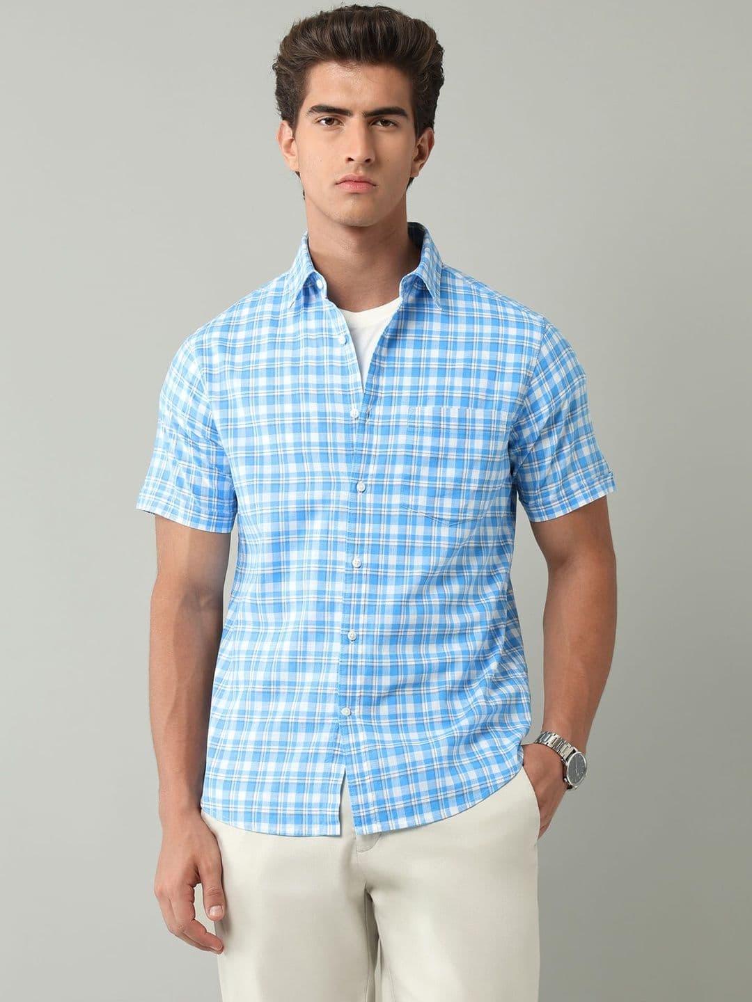 AD By Arvind Men Classic Checked Casual Shirt - view 1