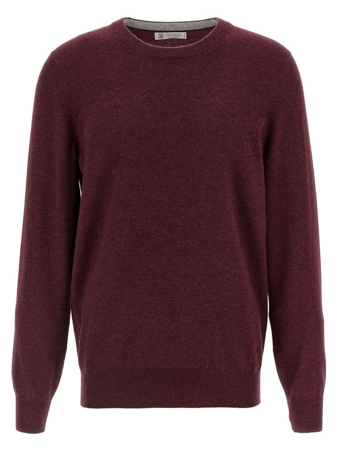 Brunello Cucinelli Maroon Wool Sweater