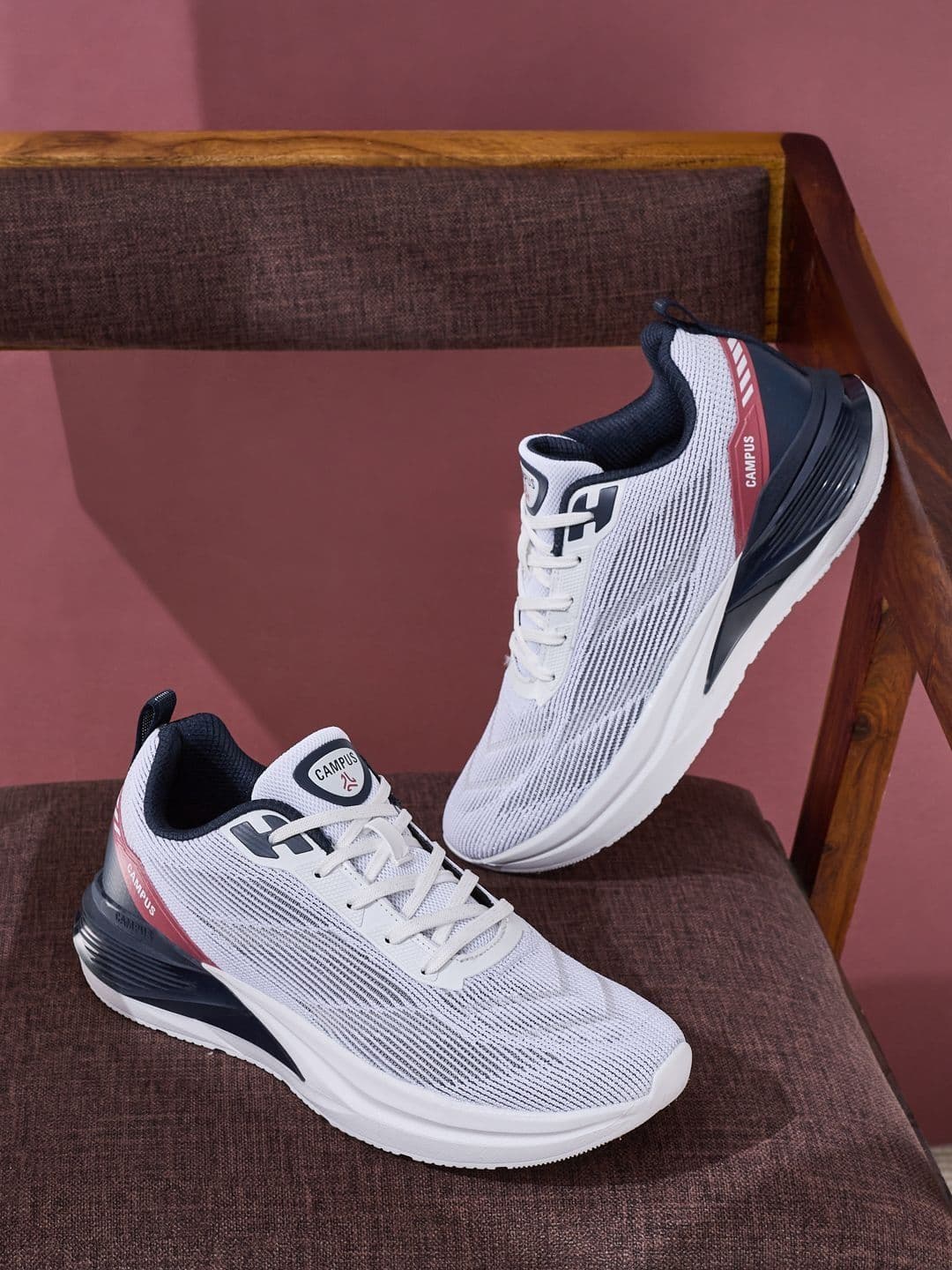 Campus BITRO Men Mesh Running Non-Marking Shoes - view 1