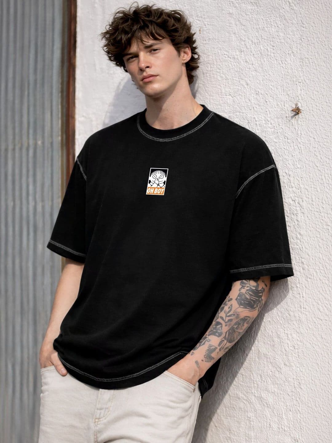 MODA RAPIDO X FITNESS EXCHANGE Men Printed T-shirt