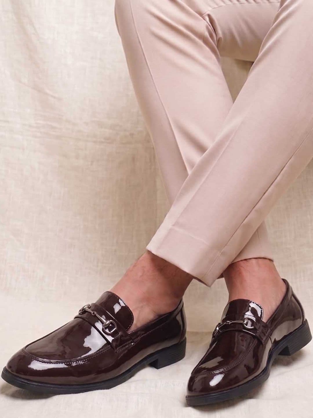 HERE&NOW Men Round Toe Formal Slip-On Shoes - view 1
