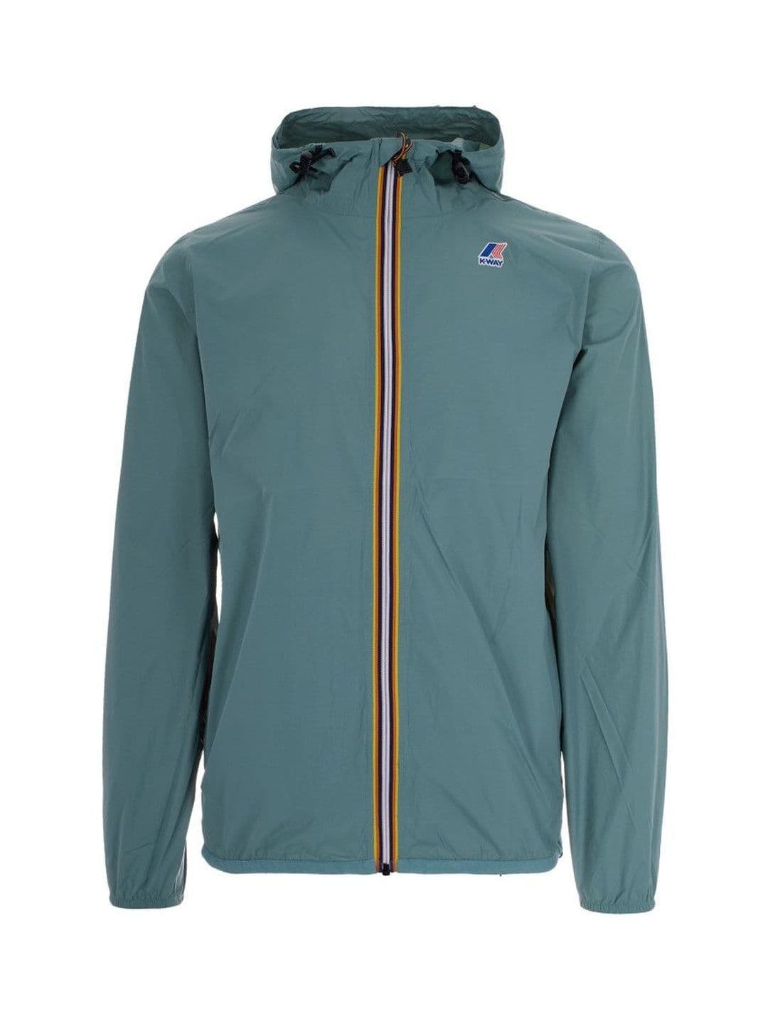 K-Way Green Logo Hooded Jacket - view 1