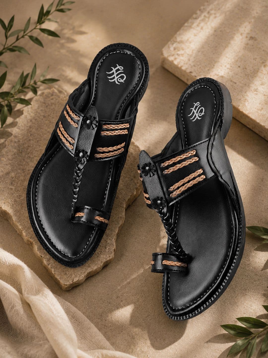 House of Pataudi Men Kolhapuri Comfort Sandals - view 1