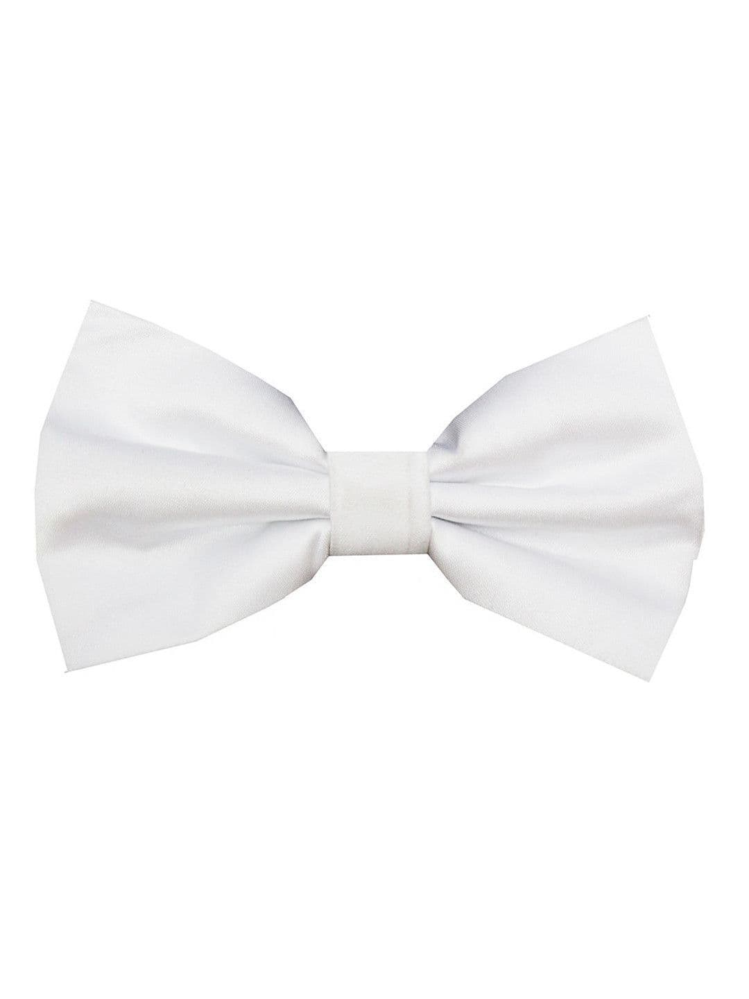 Leonardi Men Solid Satin Bow Tie - view 1