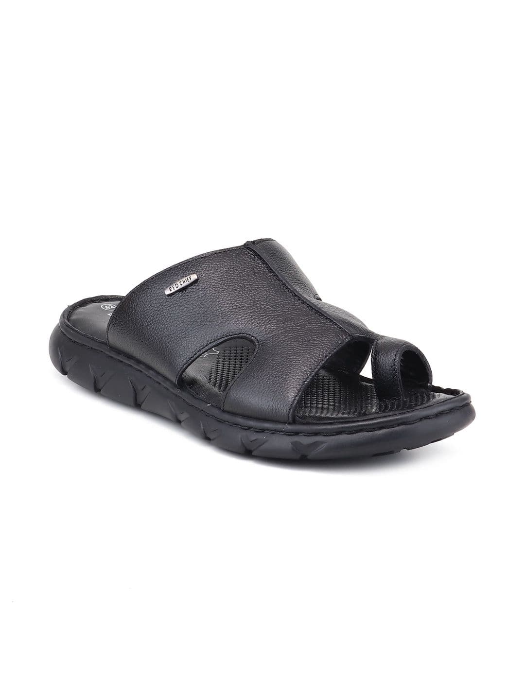 Red Chief Men Leather Textured Sandals - view 1
