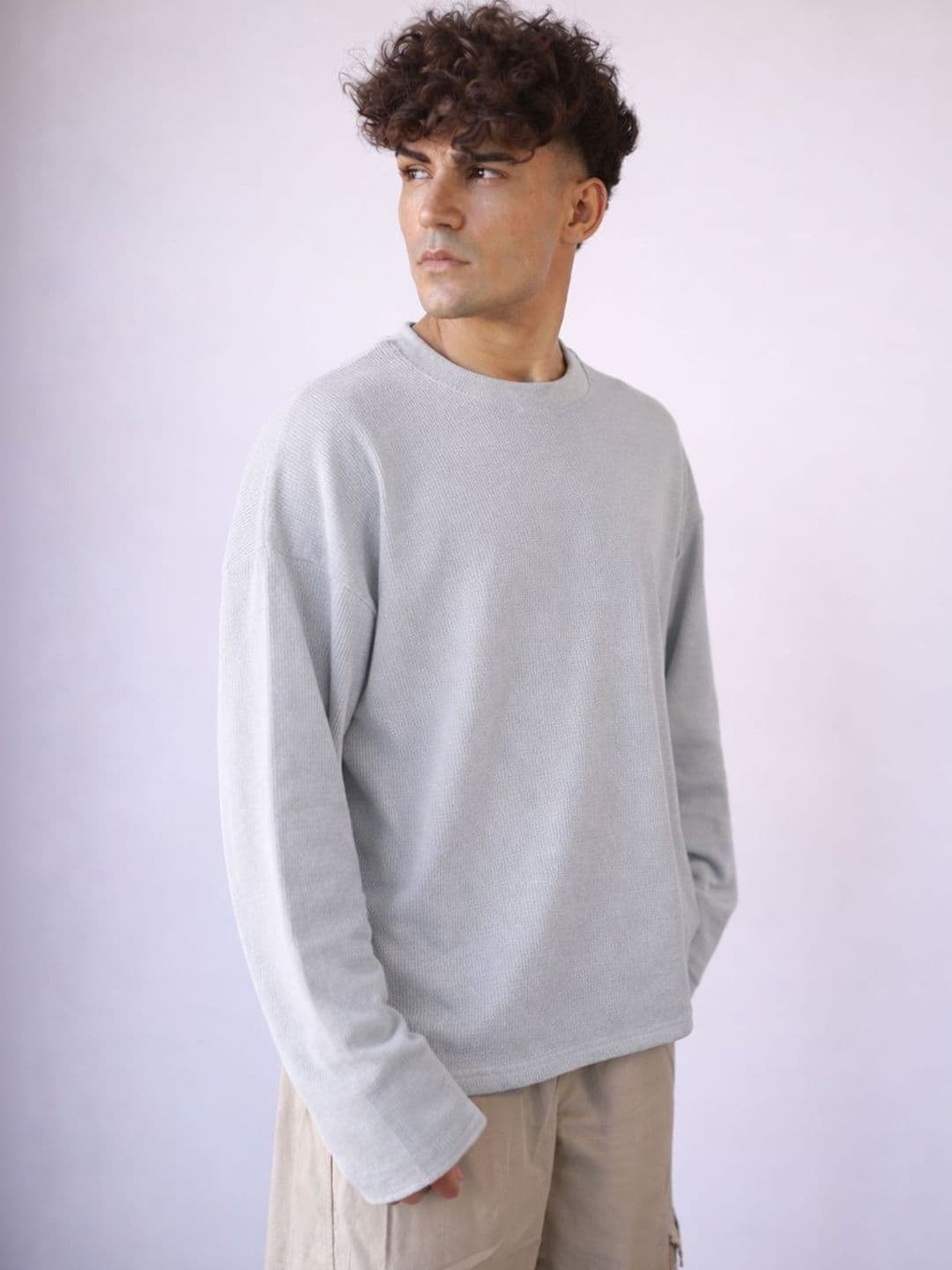 BDSQUARE Men Drop-Shoulder Sleeves T-shirt