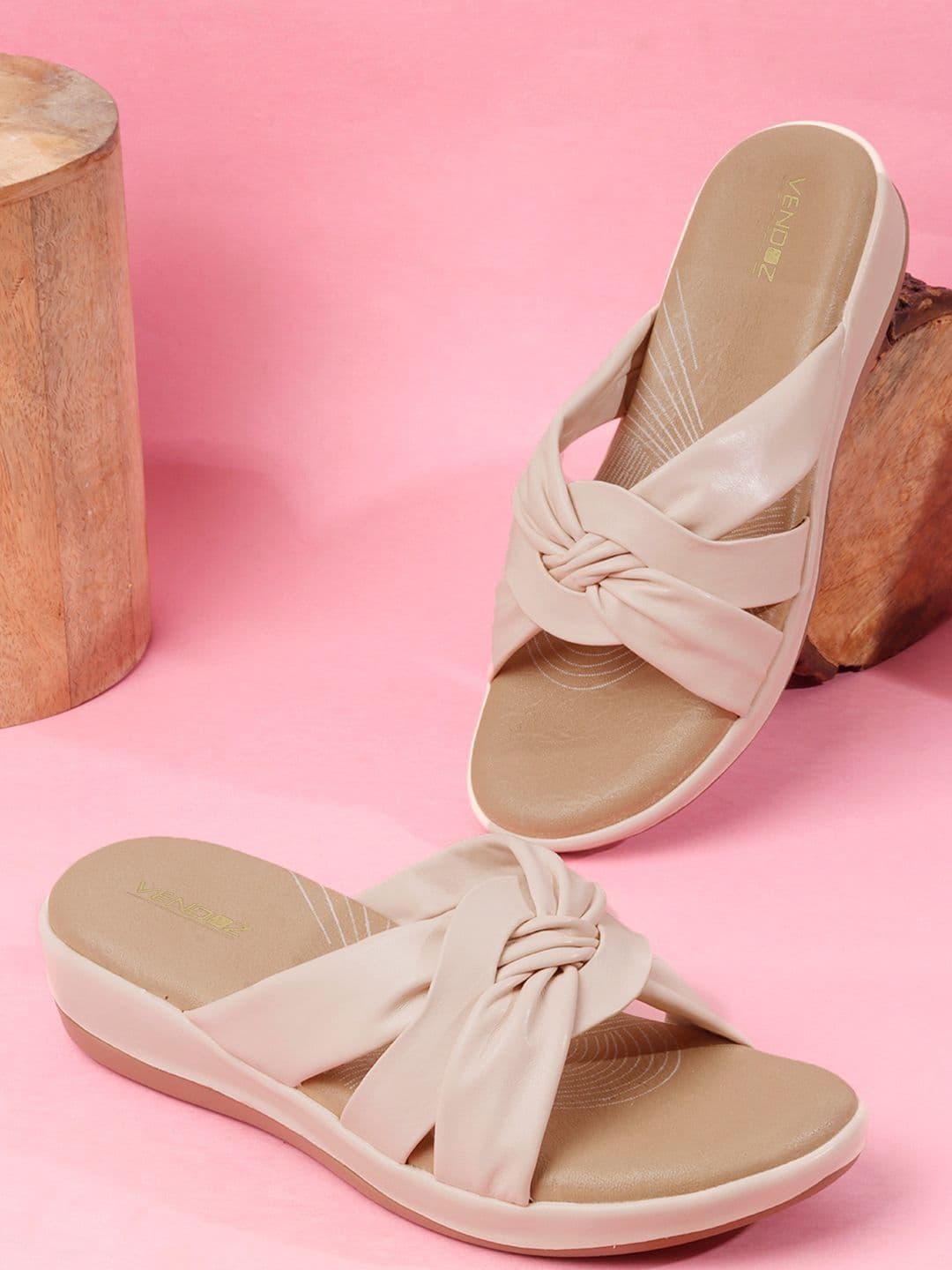VENDOZ Women Open Toe Flats - view 1