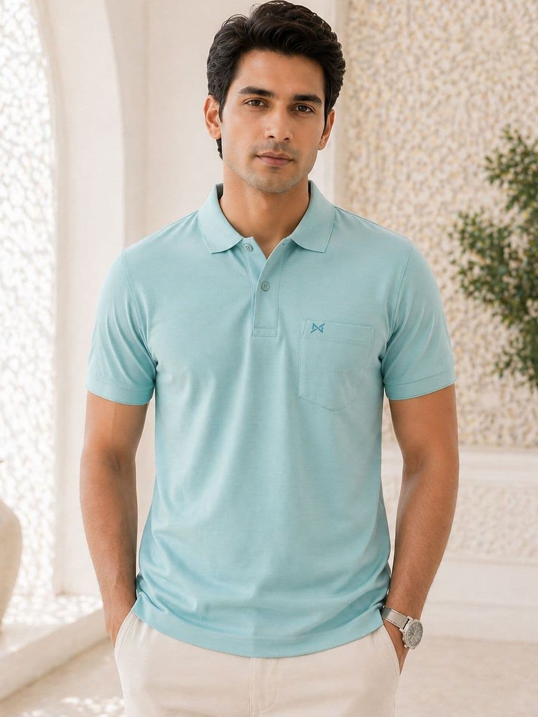 Force NXT Men Polo Collar Pockets T-shirt - view 1