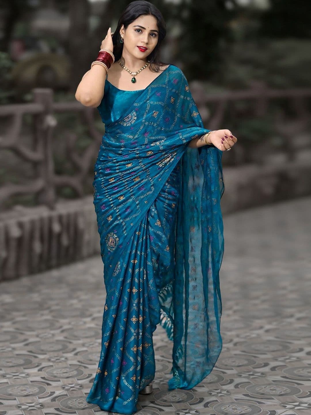 SANISA Ethnic Motifs Pure Chiffon Saree - view 1