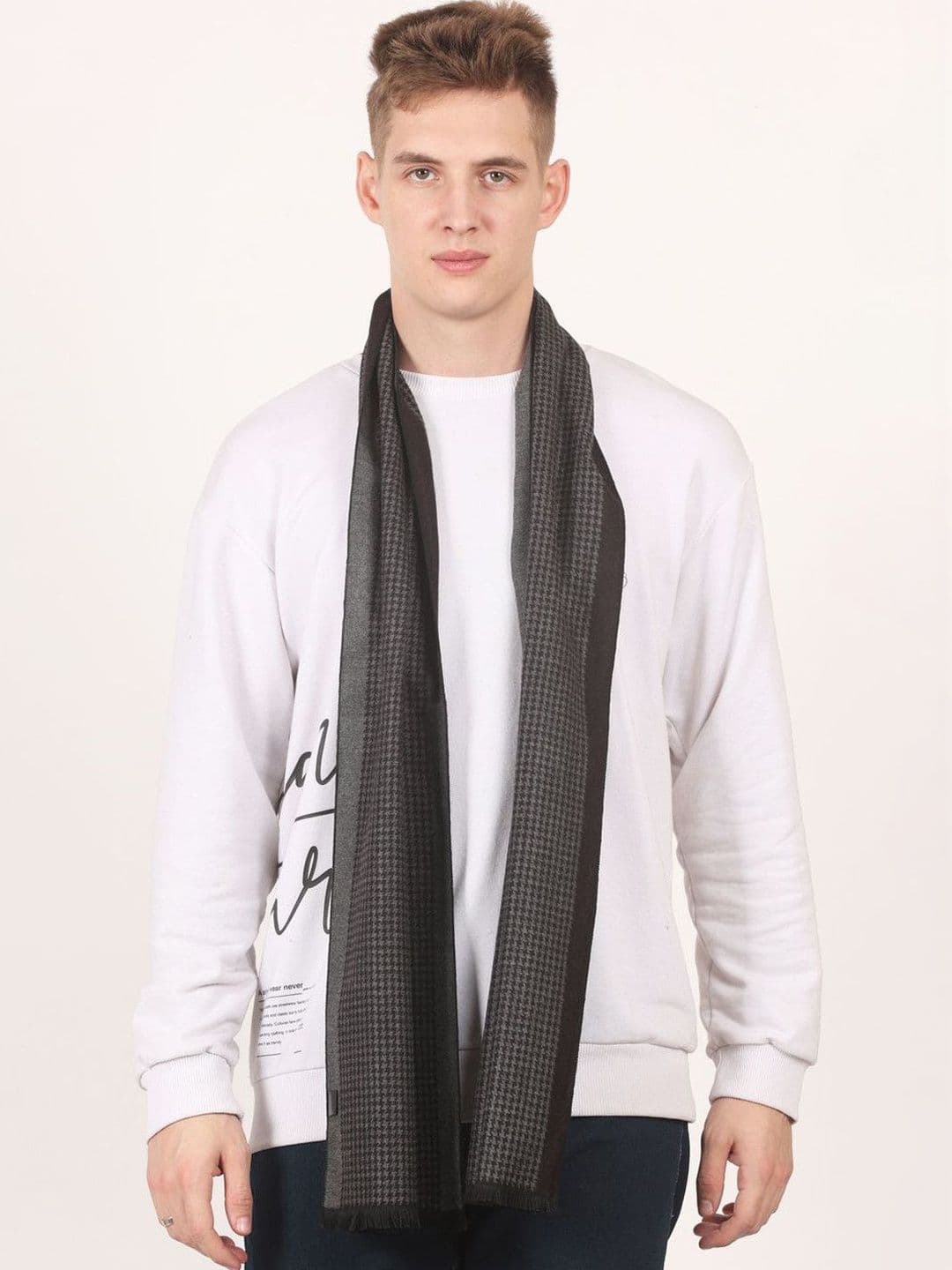 Cazzano Men Patterned Acrylic Mufflers - view 1