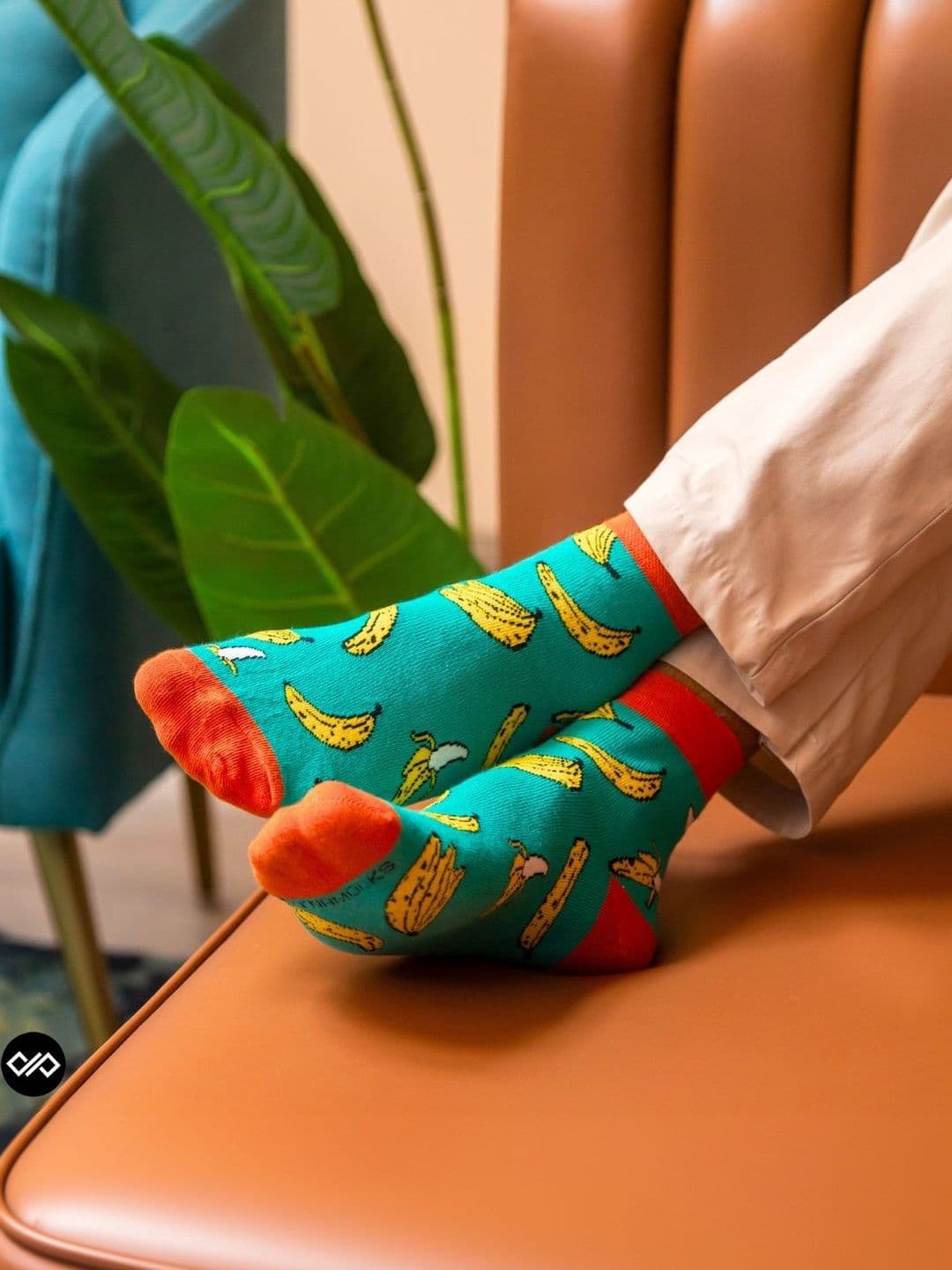 Dynamocks Patterned Anti-Microbial Ankle-Length Socks - view 1