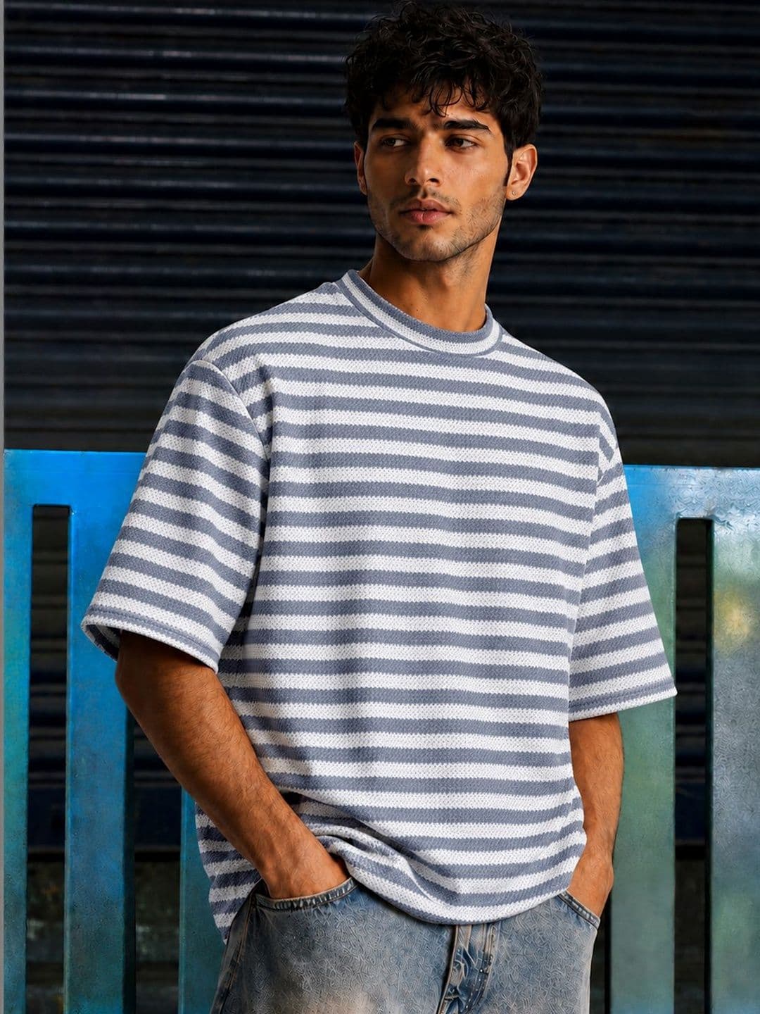 Force Men Striped T-shirt - view 1