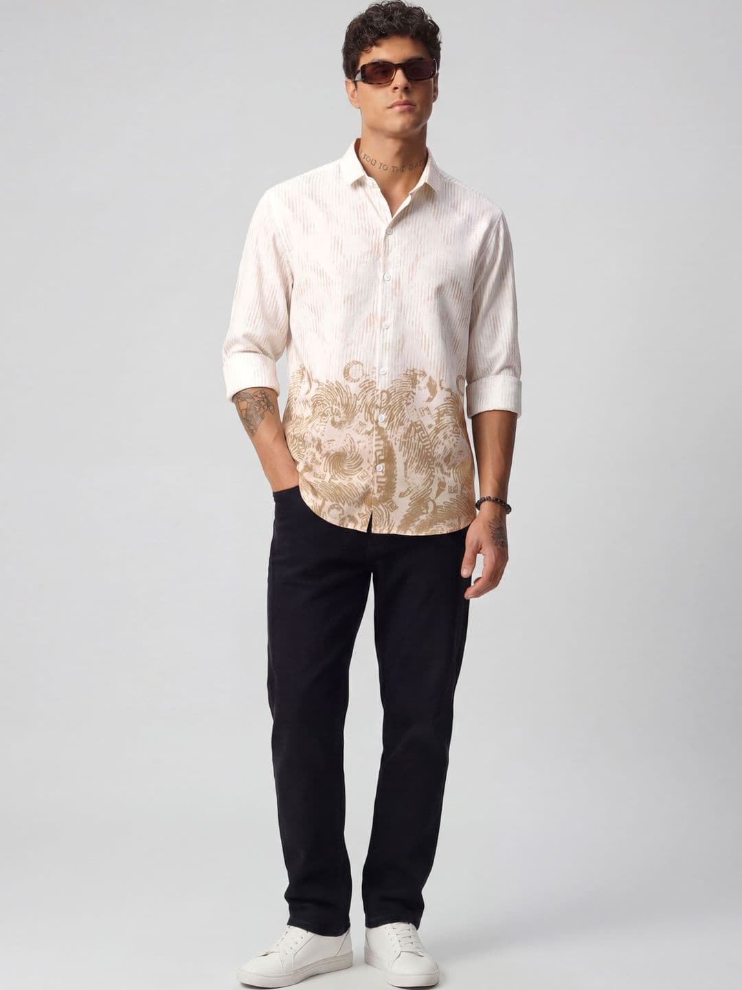 DWELLER COOPER Men Comfort Printed Casual Shirt - view 1