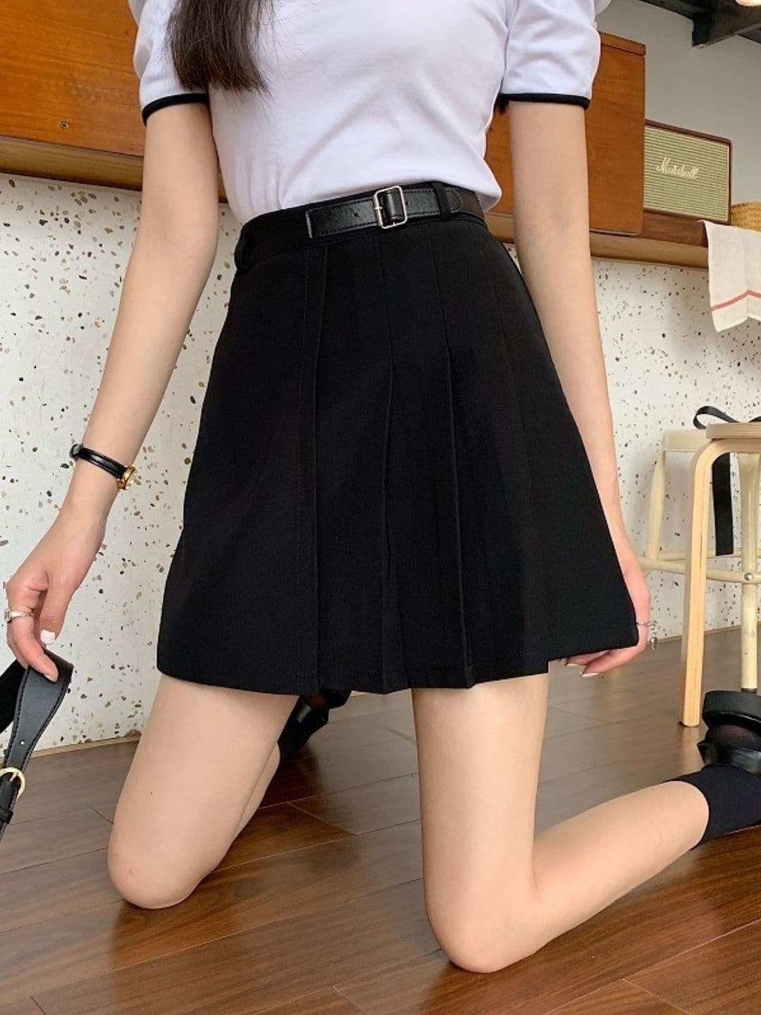 StyleCast Women Mini A-Line Skirt - view 1