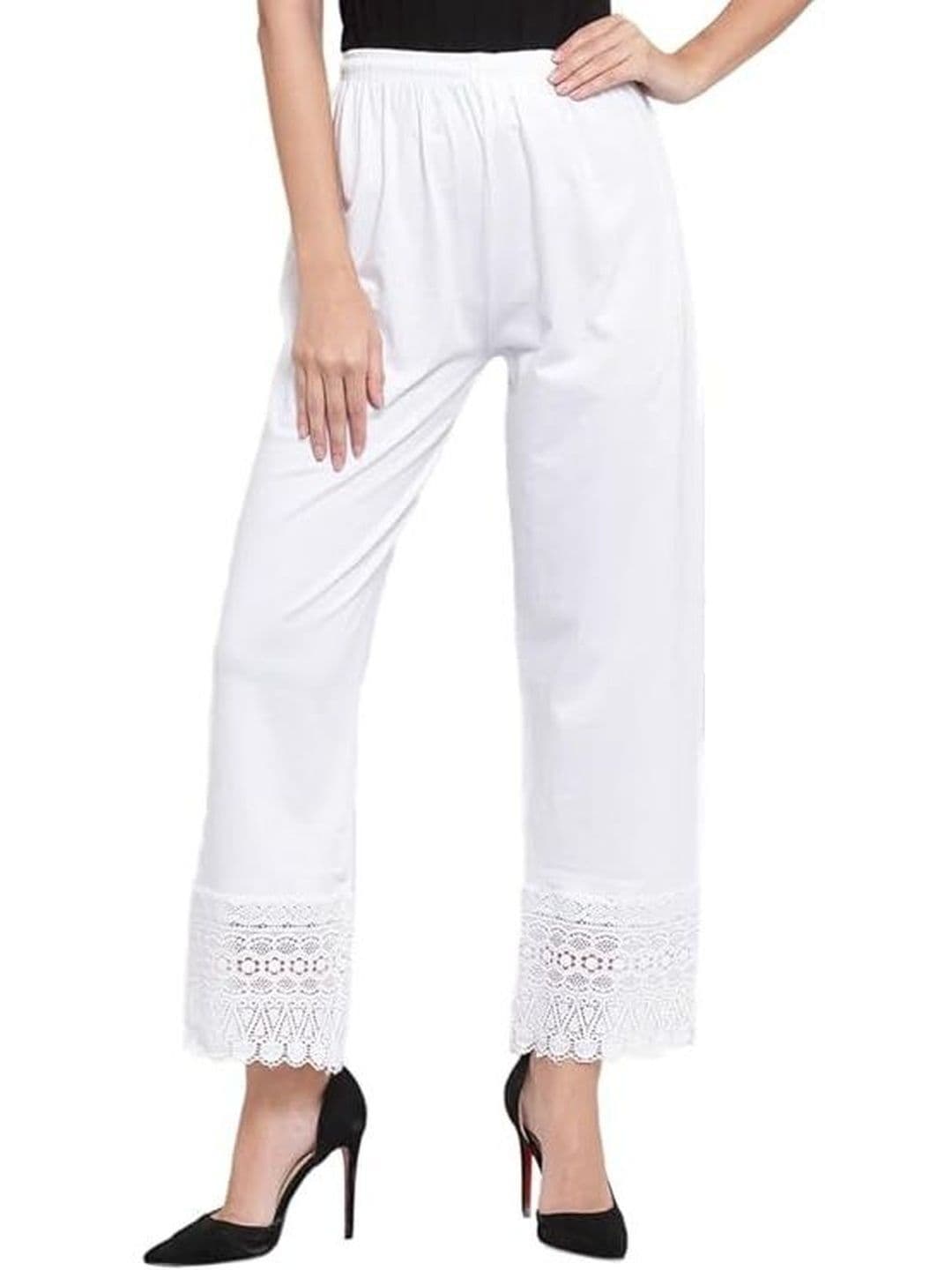 TNQ Women Embroidered Ethnic Palazzos - view 1